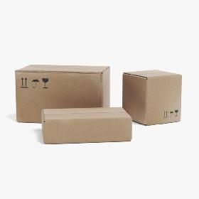 3D Cardboard Boxes model